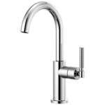 Brizo Litze®: Bar Faucet with Arc Spout and Knurled Handle Kit In Chrome