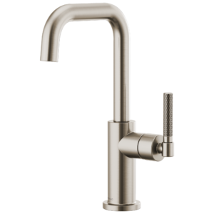 Brizo Litze®: Bar Faucet with Square Spout and Knurled Handle Kit In Stainless