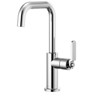 Brizo Litze®: Bar Faucet with Square Spout and Industrial Handle Kit In Chrome