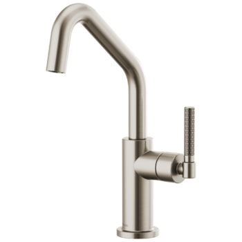 Brizo Litze®: Bar Faucet with Angled Spout and Knurled Handle Kit In Stainless