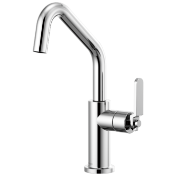 Brizo Litze®: Bar Faucet with Angled Spout and Industrial Handle Kit In Chrome