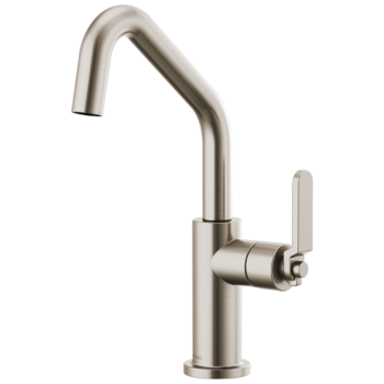 Brizo Litze®: Bar Faucet with Angled Spout and Industrial Handle Kit In Stainless