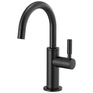 Brizo Solna®: Beverage Faucet with Arc Spout In Matte Black