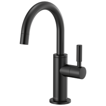 Brizo Solna®: Beverage Faucet with Arc Spout In Matte Black