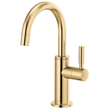 Brizo Solna®: Beverage Faucet with Arc Spout In Polished Gold