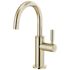 Brizo Solna®: Beverage Faucet with Arc Spout In Polished Nickel