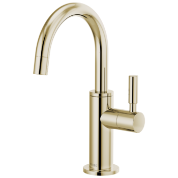 Brizo Solna®: Beverage Faucet with Arc Spout In Polished Nickel