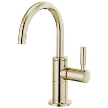 Brizo Solna®: Instant Hot Faucet with Arc Spout In Polished Nickel