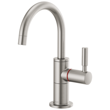 Brizo Solna®: Instant Hot Faucet with Arc Spout In Stainless