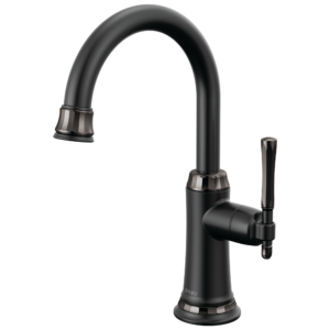 Brizo The Tulham™ Kitchen Collection by Brizo®: Beverage Faucet In Matte Black / Brilliance Black Onyx