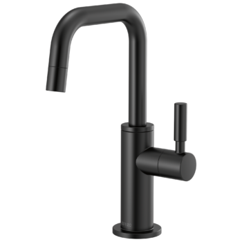 Brizo Solna®: Beverage Faucet with Square Spout In Matte Black