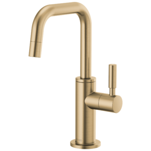 Brizo Solna®: Beverage Faucet with Square Spout In Luxe Gold