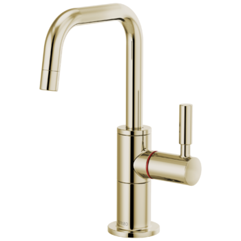 Brizo Solna®: Instant Hot Faucet with Square Spout In Polished Nickel