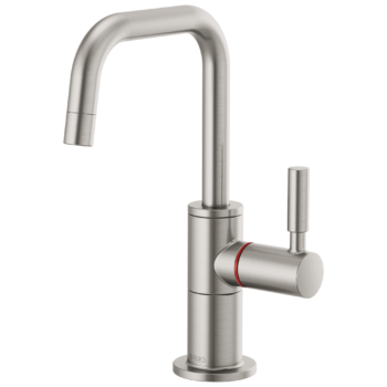 Brizo Solna®: Instant Hot Faucet with Square Spout In Stainless