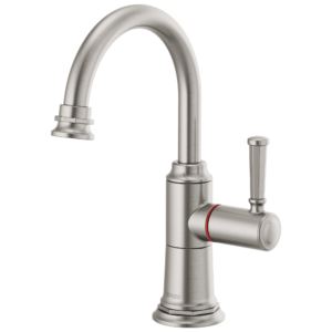 Brizo Rook®: Instant Hot Faucet with Arc Spout In Stainless