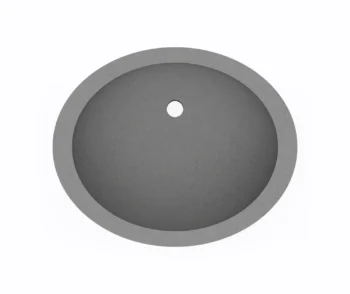 13 x 16 Swanstone Undermount Single Bowl Sink in Ash Gray - Image 3