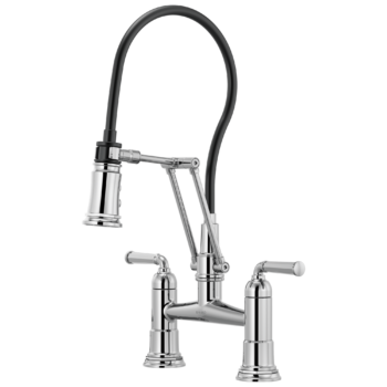 Brizo Rook®: Articulating Bridge Faucet In Chrome
