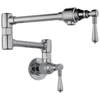 Brizo Brizo Traditional: Classic Wall Mount Pot Filler In Chrome