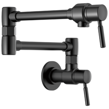 Brizo Brizo European: Wall Mount Pot Filler Faucet In Matte Black