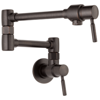 Brizo Brizo European: Wall Mount Pot Filler Faucet In Venetian Bronze