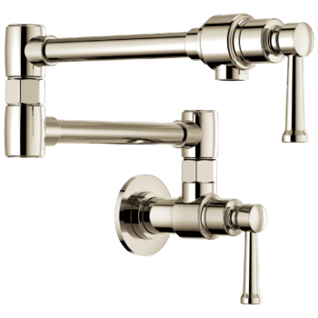 Brizo Artesso®: Wall Mount Pot Filler In Polished Nickel