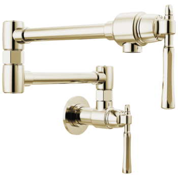 Brizo The Tulham™ Kitchen Collection by Brizo®: Wall Mount Pot Filler In Polished Nickel