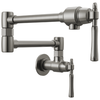 Brizo The Tulham™ Kitchen Collection by Brizo®: Wall Mount Pot Filler In Luxe Steel