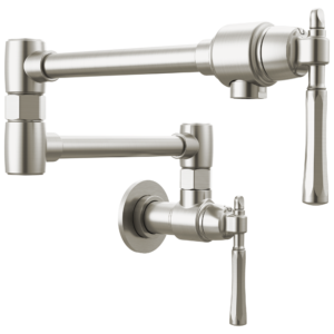 Brizo The Tulham™ Kitchen Collection by Brizo®: Wall Mount Pot Filler In Stainless