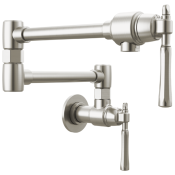 Brizo The Tulham™ Kitchen Collection by Brizo®: Wall Mount Pot Filler In Stainless