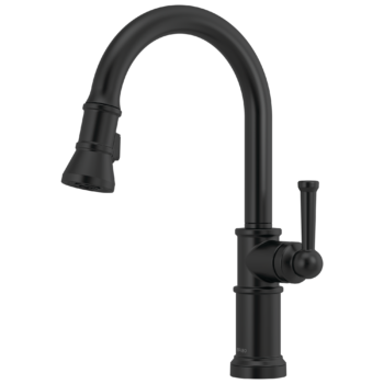 Brizo Artesso®: Single Handle Pull-Down Kitchen Faucet In Matte Black