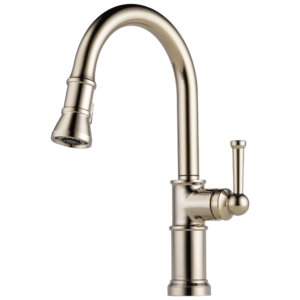 Brizo Artesso®: Single Handle Pull-Down Kitchen Faucet In Polished Nickel