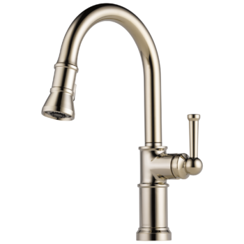 Brizo Artesso®: Single Handle Pull-Down Kitchen Faucet In Polished Nickel