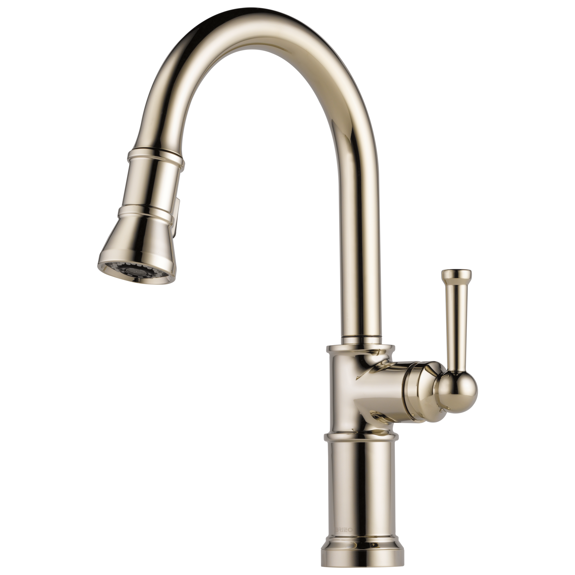 Brizo Artesso®: Single Handle Pull-Down Kitchen Faucet In Polished Nickel