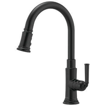 Brizo Rook®: Pull-Down Faucet In Matte Black