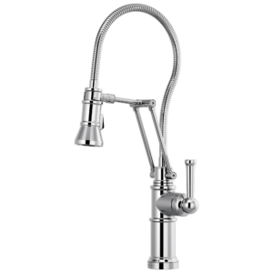 Brizo Artesso®: Articulating Faucet With Finished Hose In Chrome