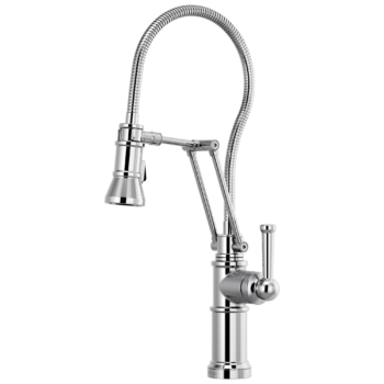 Brizo Artesso®: Articulating Faucet With Finished Hose In Chrome