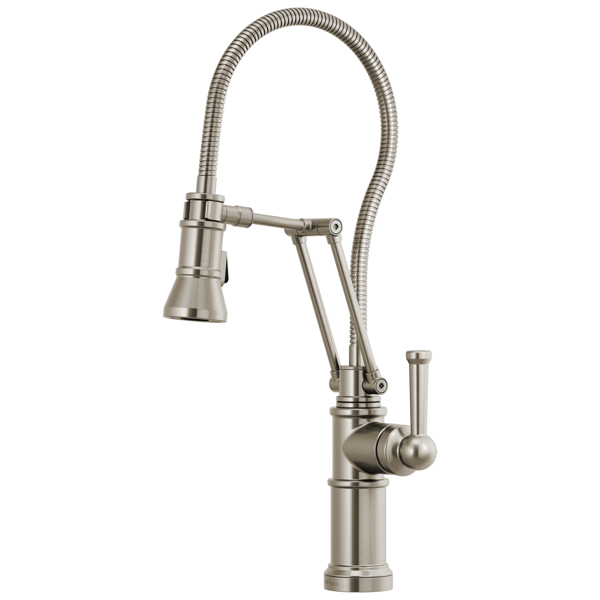 Brizo Artesso®: Articulating Faucet With Finished Hose In Stainless
