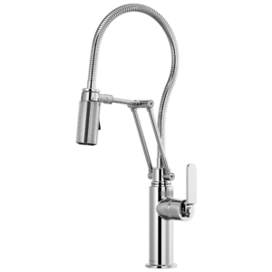 Brizo Litze®: Articulating Faucet With Finished Hose In Chrome
