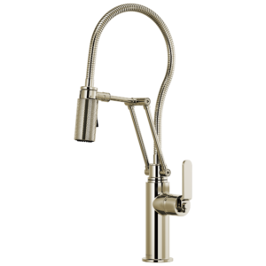 Brizo Litze®: Articulating Faucet With Finished Hose In Polished Nickel