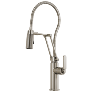 Brizo Litze®: Articulating Faucet With Finished Hose In Stainless