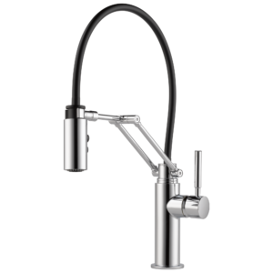 Brizo Solna®: Single Handle Articulating Kitchen Faucet In Chrome
