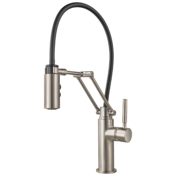 Brizo Solna®: Single Handle Articulating Kitchen Faucet In Stainless