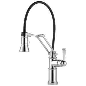 Brizo Artesso®: Single Handle Articulating Kitchen Faucet In Chrome