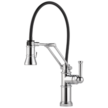 Brizo Artesso®: Single Handle Articulating Kitchen Faucet In Chrome