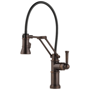 Brizo Artesso®: Single Handle Articulating Kitchen Faucet In Venetian Bronze