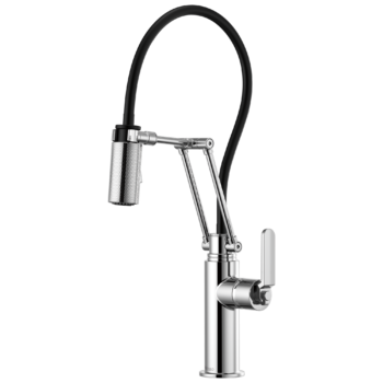 Brizo Litze®: Articulating Faucet with Industrial Handle In Chrome
