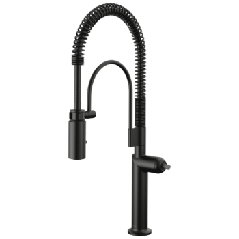 Brizo Odin®: Semi-Professional Kitchen Faucet - Less Handle In Matte Black
