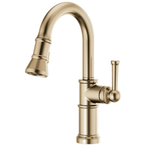 Brizo Artesso®: Pull-Down Prep Faucet In Luxe Gold