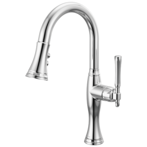 Brizo The Tulham™ Kitchen Collection by Brizo®: Pull-Down Prep Kitchen Faucet In Chrome