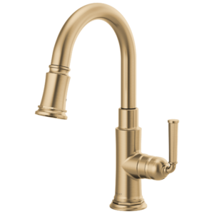 Brizo Rook®: Pull-Down Prep Faucet In Luxe Gold